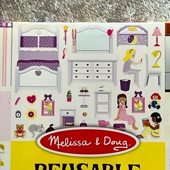 Brand New Melissa & Doug Reusable Sticker Pad Play House 5 Scenes 175+ Stickers - Picture 6 of 13